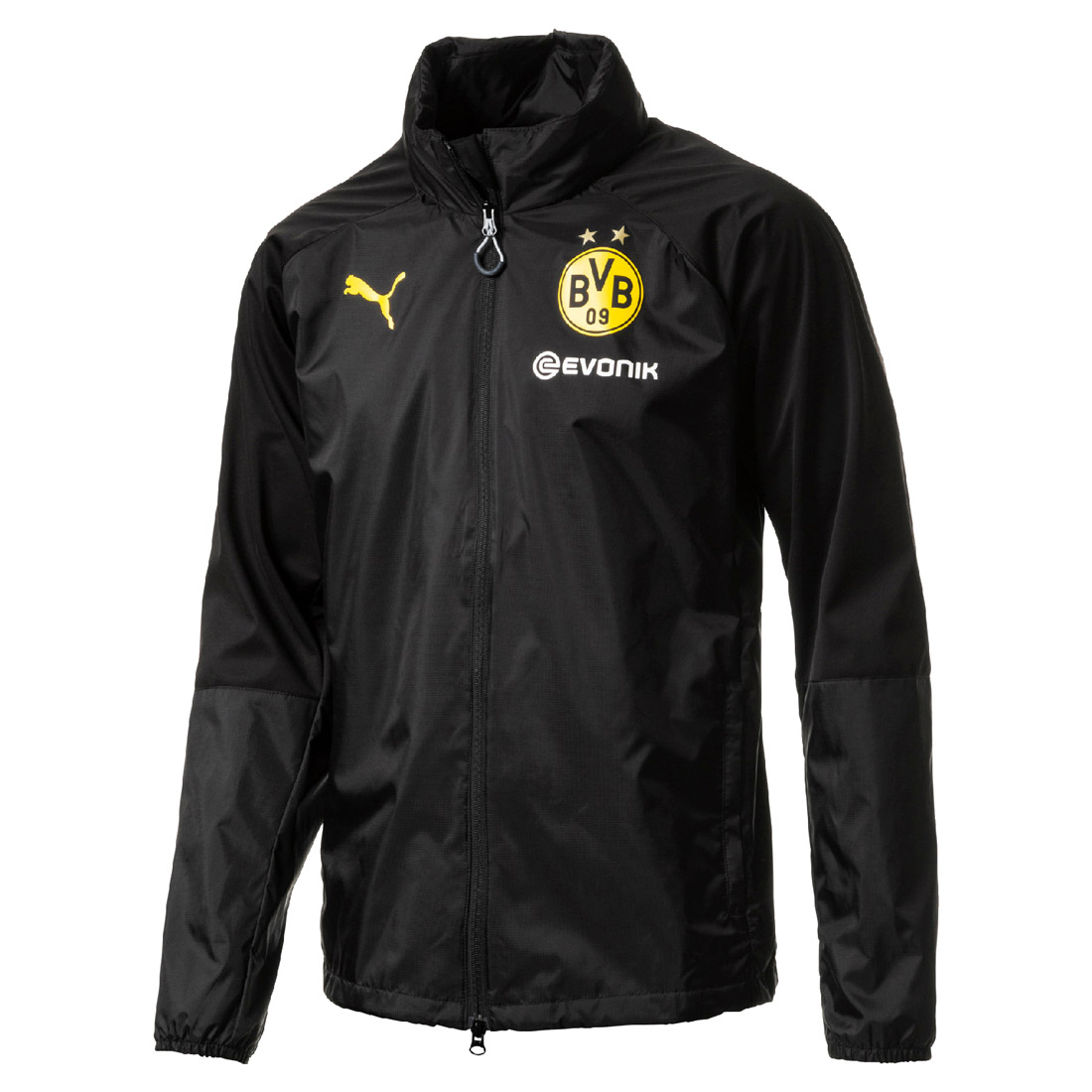 Puma BVB Rain Top Jacket with Sponsor Herren Regenjacke Borussia Dortmund Evonik