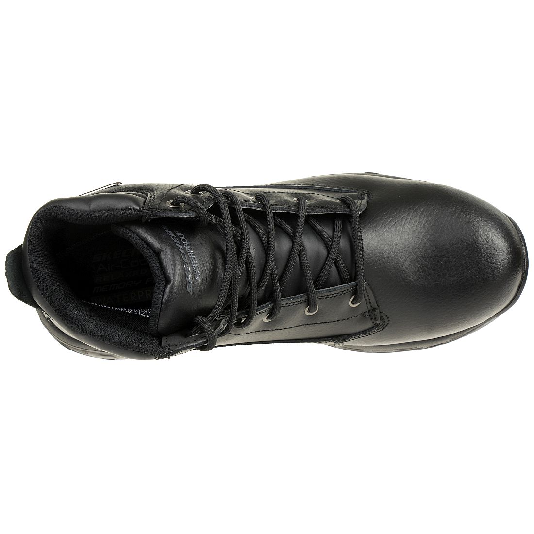 Skechers Morson SINATRO Stiefel Outdoor Schuhe Waterproof Leder RELAXED FIT BLK